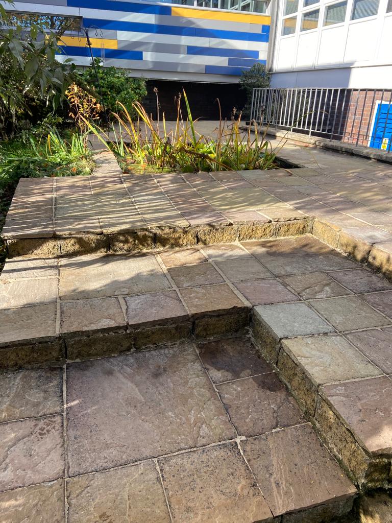 Patio and step work at Beecroft Primary School