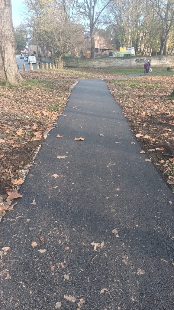 new paths in place 