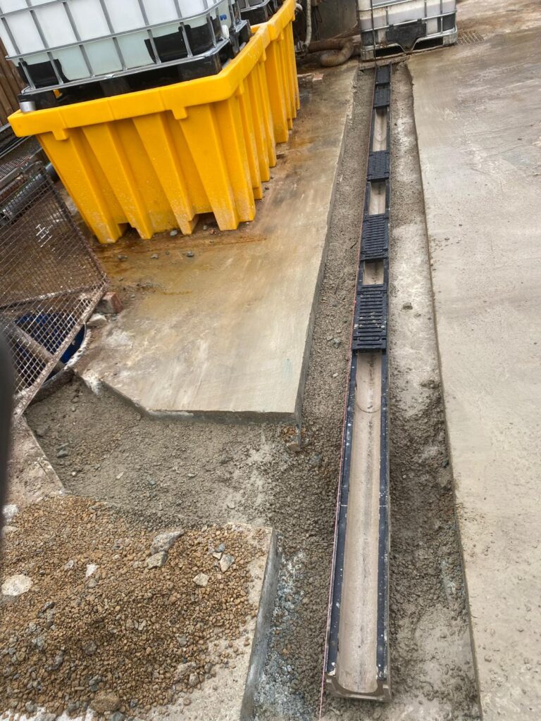 aco drain installation