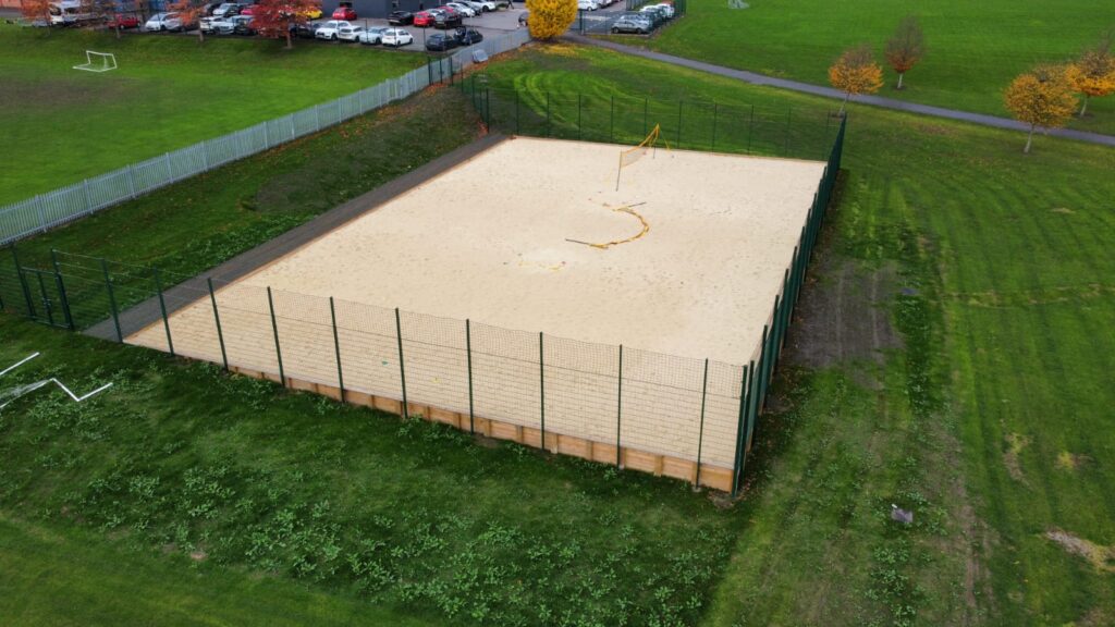 Beach volleyball court 
