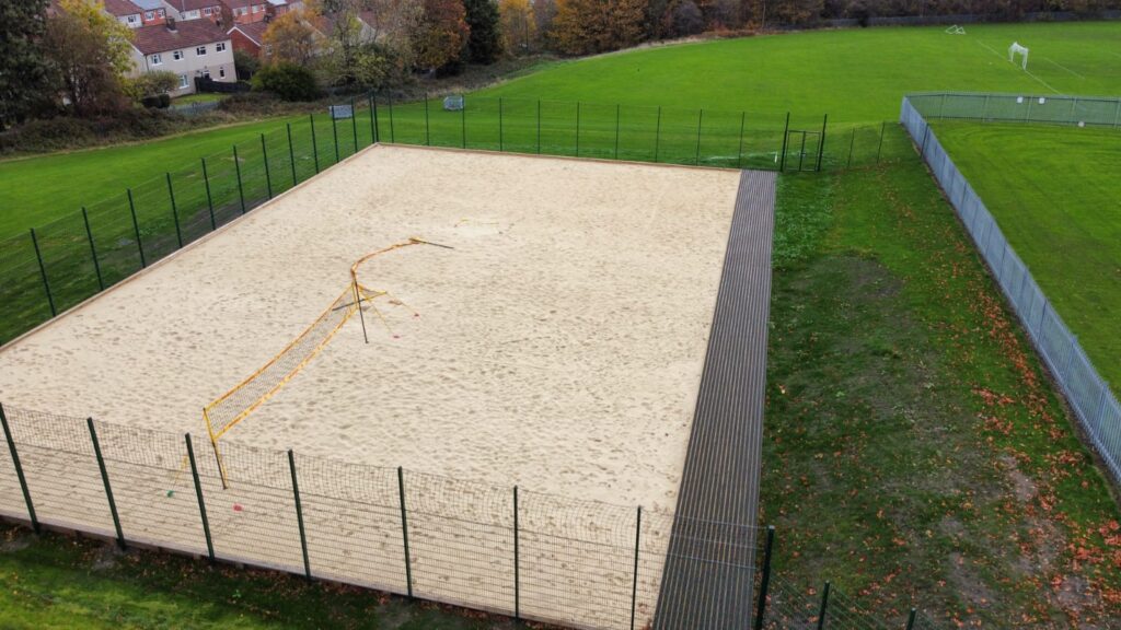 Beach volleyball court 